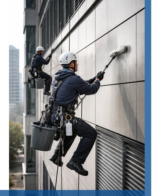 Мойка вентилируемого фасада в Новошахтинске от 260 р. | ВЫСОТНИК-Нвш