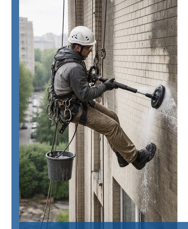 Очистка фасада от копоти в Новошахтинске профессионально и безопасно