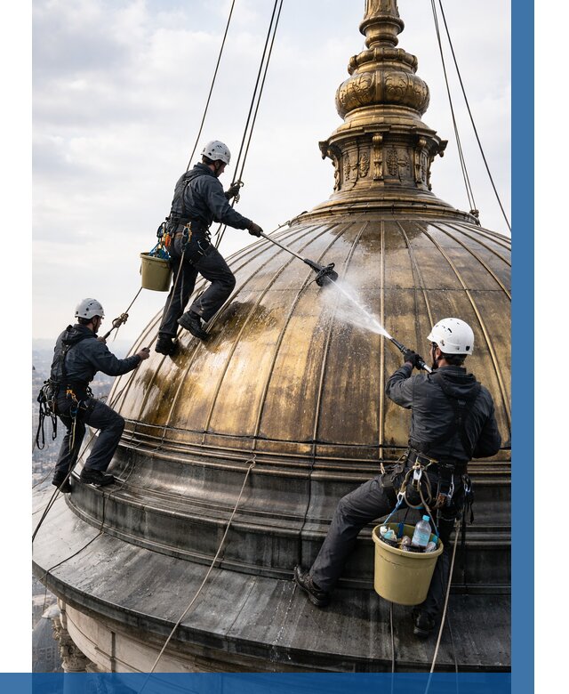Мойка куполов и шпилей в Новошахтинске от 8333 р. - заказать | ВЫСОТНИК-Нвш