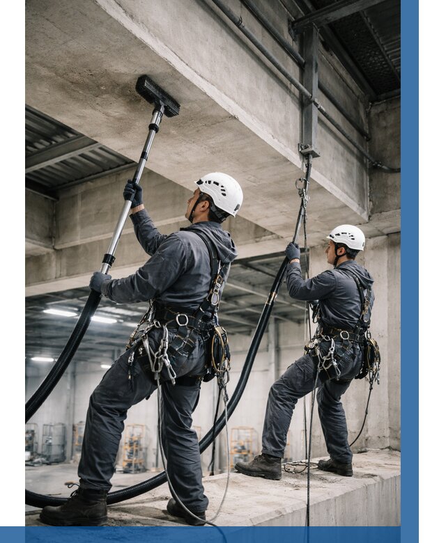 Обеспыливание потолочных конструкций в Новошахтинске от 260 р. |ВЫСОТНИК-Нвш