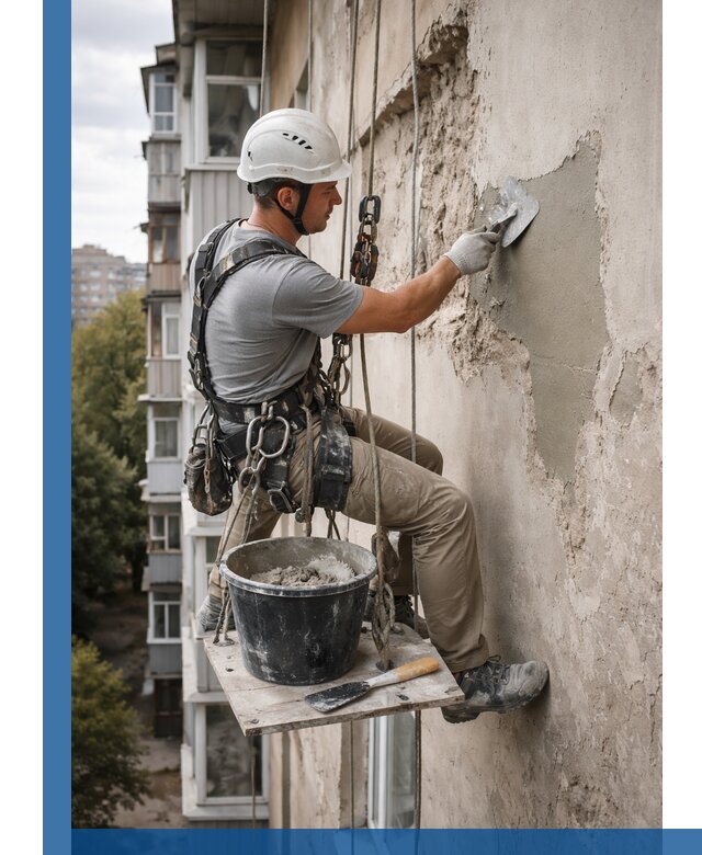 Восстановление фасадной штукатурки в Новошахтинске с гарантией качества