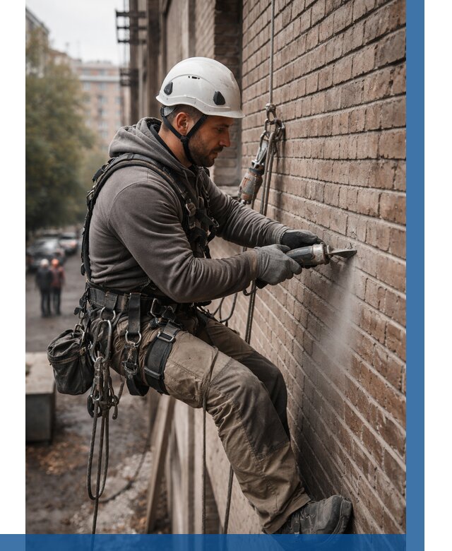 Расшивка кирпичных швов в Новошахтинске от 625 р. | ВЫСОТНИК-Нвш