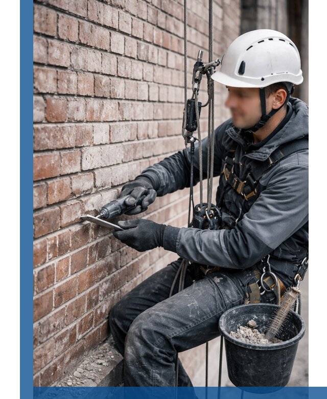 Расшивка кирпичных швов фасадов и стен, ремонт в Новошахтинске