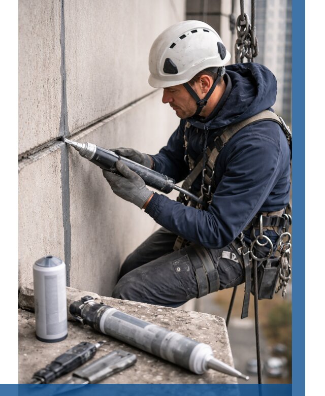 Вторичная герметизация швов в Новошахтинске от 469 р. | ВЫСОТНИК-Нвш