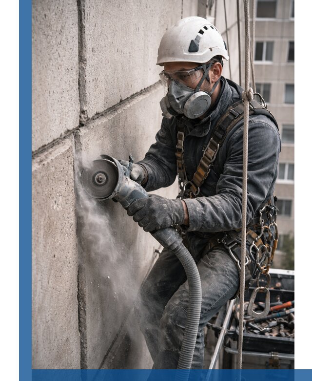 Штробление межпанельных швов в Новошахтинске качественно и быстро