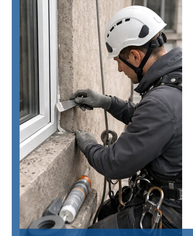 Герметизация монтажных швов окон в Новошахтинске с гарантией качества