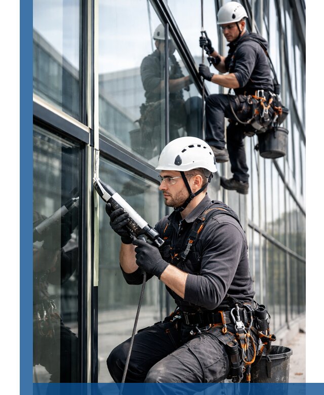 Герметизация витражных швов в Новошахтинске для зданий и фасадов