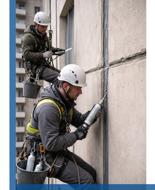 Герметизация деформационных швов фасада в Новошахтинске качественно