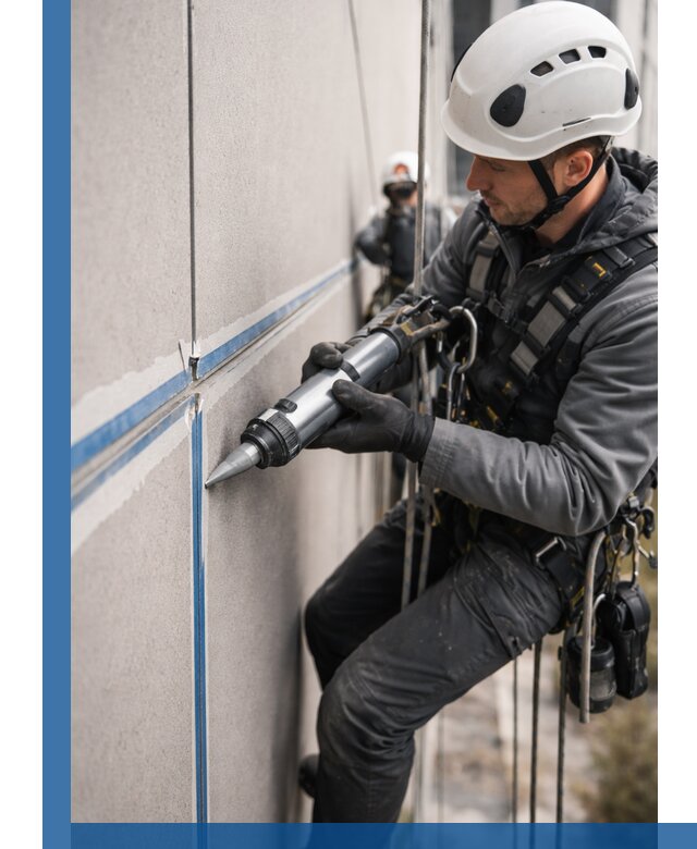 Герметизация стыков фасадных панелей в Новошахтинске качественно и быстро