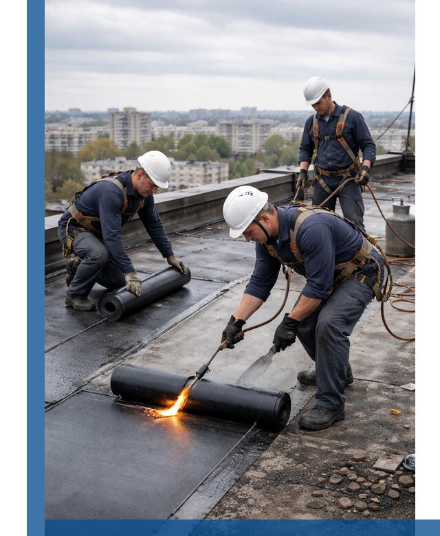 Ремонт наплавляемой кровли в Новошахтинске качественно и надежно