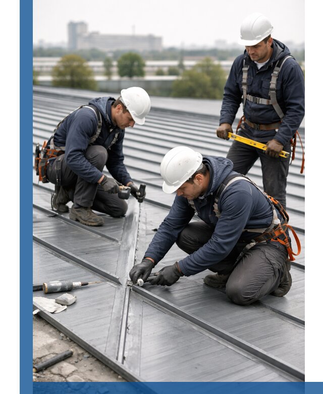 Ремонт фальцевой кровли в Новошахтинске срочно и качественно