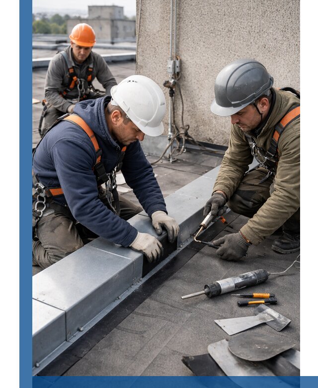 Ремонт кровельных примыканий в Новошахтинске профессионально