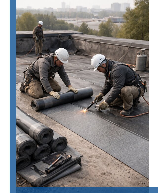 Монтаж мягкой кровли в Новошахтинске профессионально и надежно
