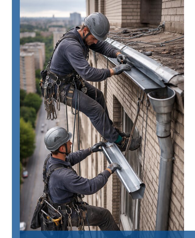 Ремонт водосточных желобов в Новошахтинске, быстро и качественно