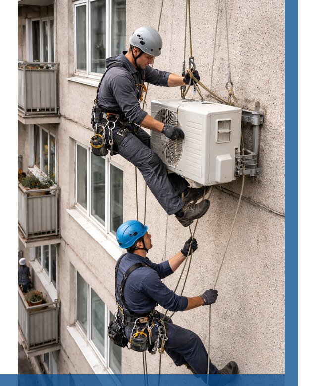 Перенос внешнего блока кондиционера в Новошахтинске от 9374 р.| ВЫСОТНИК-Нвш