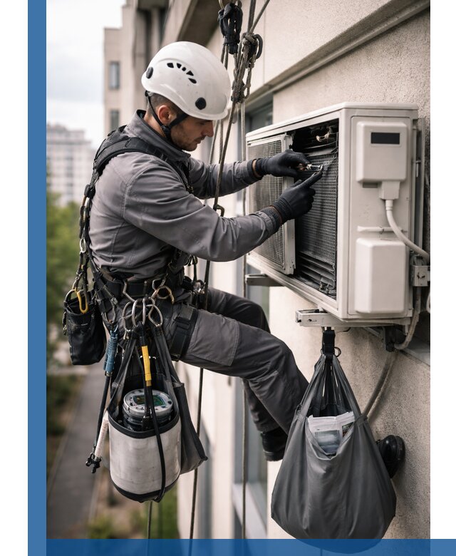 Обслуживание внешнего блока кондиционера в Новошахтинске профессионально