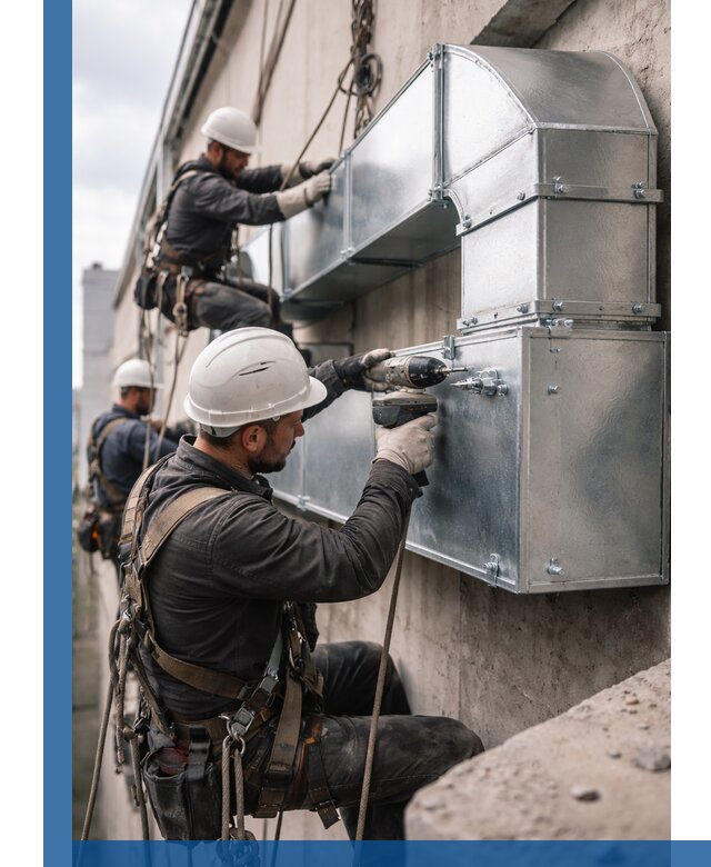 Профессиональный монтаж вентиляционных коробов в Новошахтинске под ключ