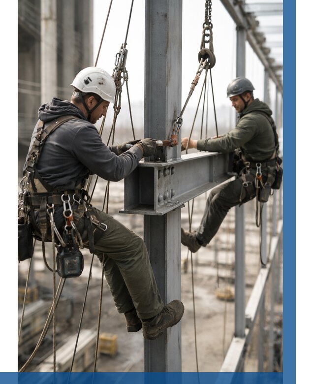Монтаж металлоконструкций на высоте в Новошахтинске от 3646 р. | ВЫСОТНИК-Нвш