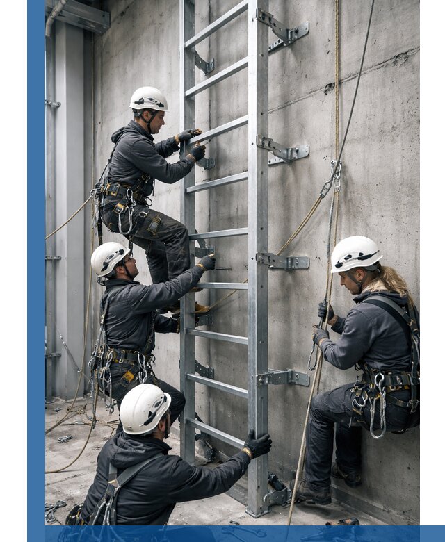 Монтаж металлических лестниц в Новошахтинске под ключ со гарантией