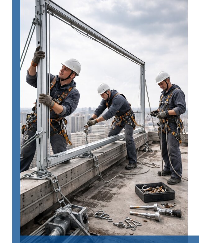 Монтаж крышных рекламных конструкций под ключ в Новошахтинске