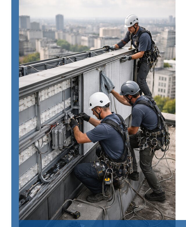 Профессиональное обслуживание крышной рекламы в Новошахтинске под ключ