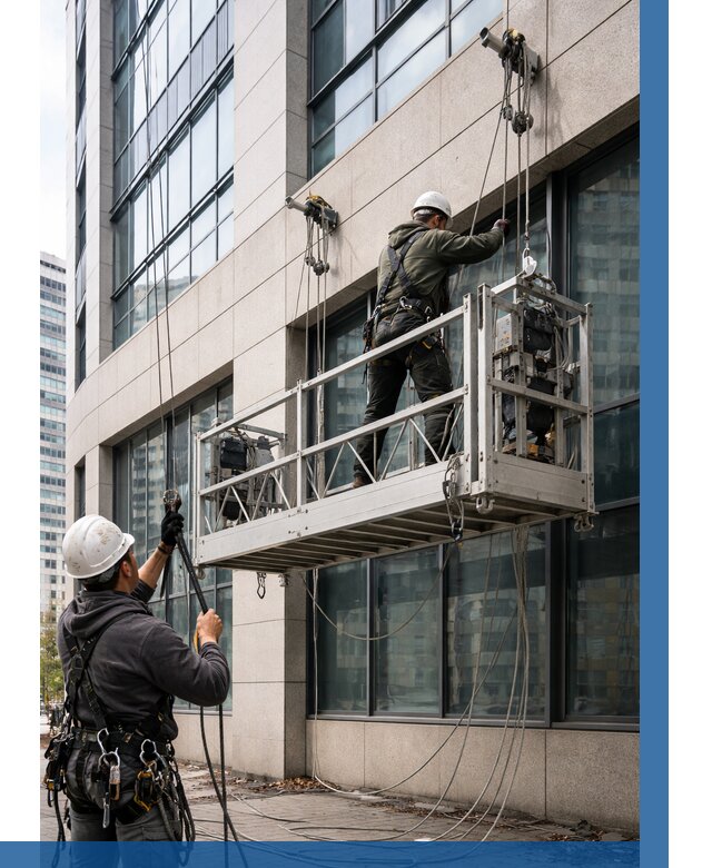 Монтаж и подъем фасадной люльки в Новошахтинске от 12499 р. | ВЫСОТНИК-Нвш