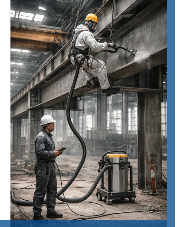 Обеспыливание конструкций в цехе в Новошахтинске от 4375 р. | ВЫСОТНИК-Нвш