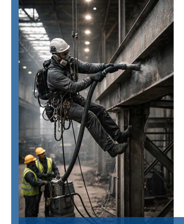 Обеспыливание конструкций в цехах промышленного производства в Новошахтинске