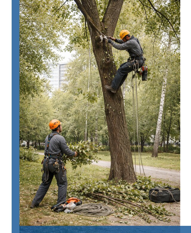 Санитарная обрезка деревьев в Новошахтинске, профессионально и безопасно