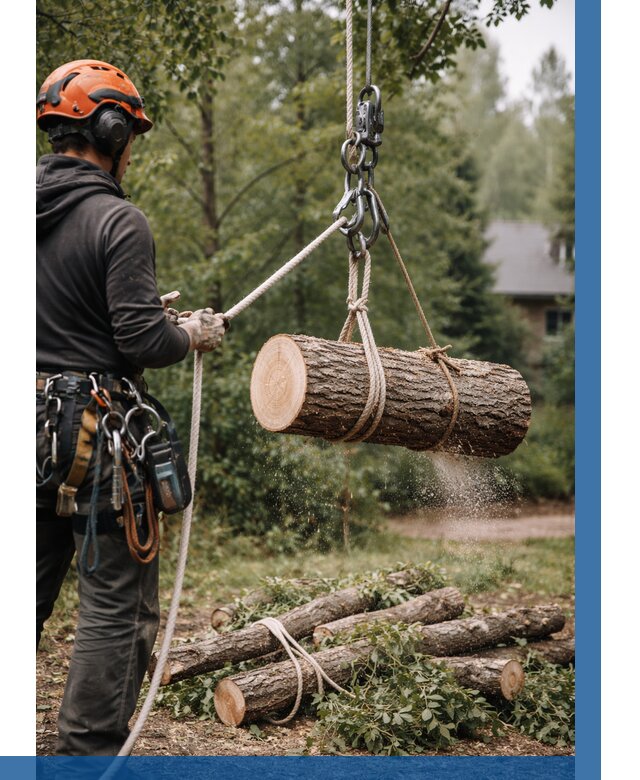Валка деревьев частями в Новошахтинске от 7812 р. | ВЫСОТНИК-Нвш