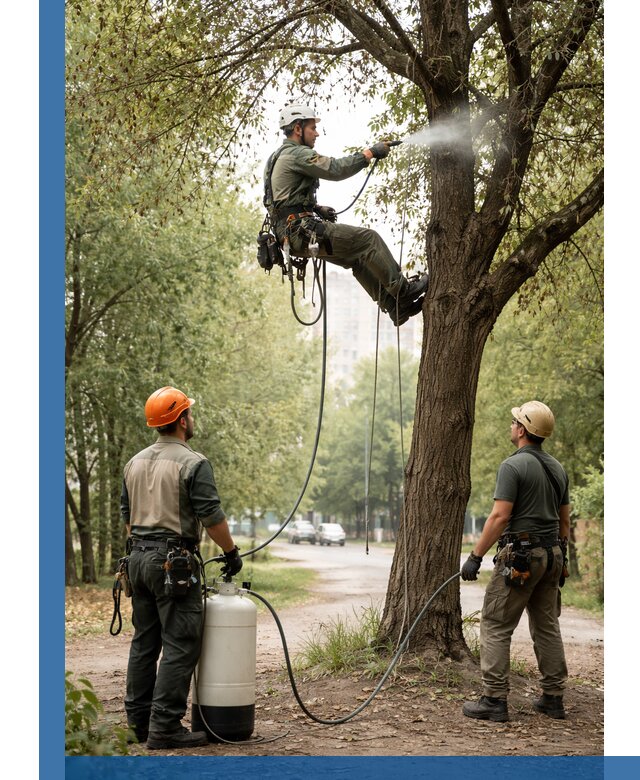 Обработка деревьев от вредителей в Новошахтинске профессиональная защита