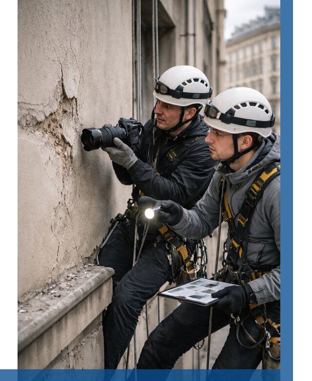 Фотофиксация дефектов фасада в Новошахтинске от 4687 р. | ВЫСОТНИК-Нвш