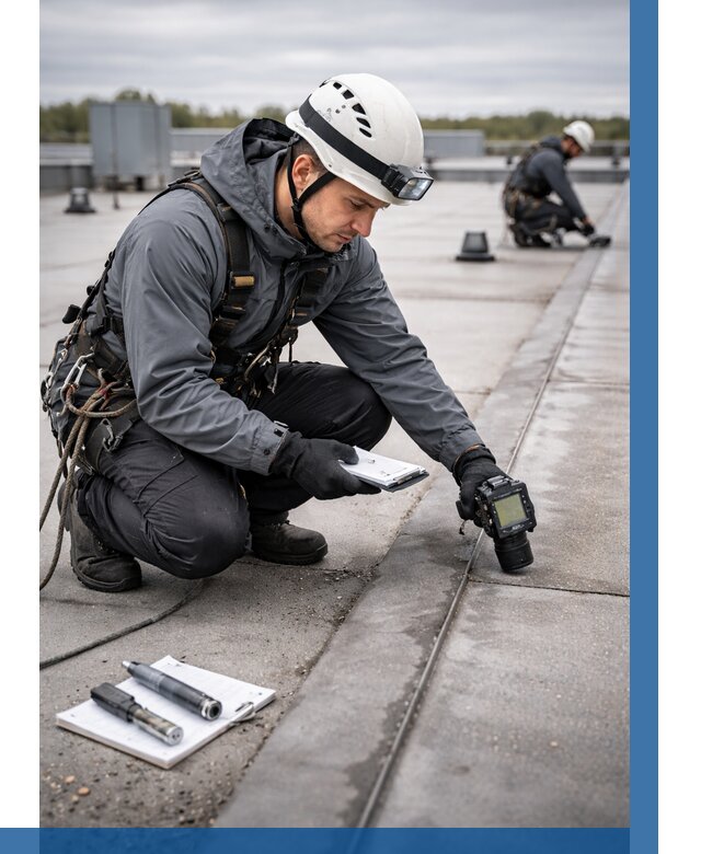 Обследование кровли на протечки в Новошахтинске от 4687 р. | ВЫСОТНИК-Нвш